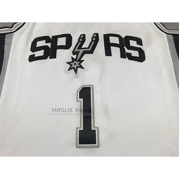 Maglia
 Victor Wembanyama NO 1 San Antonio Spurs Association 2022-23 Bianco

